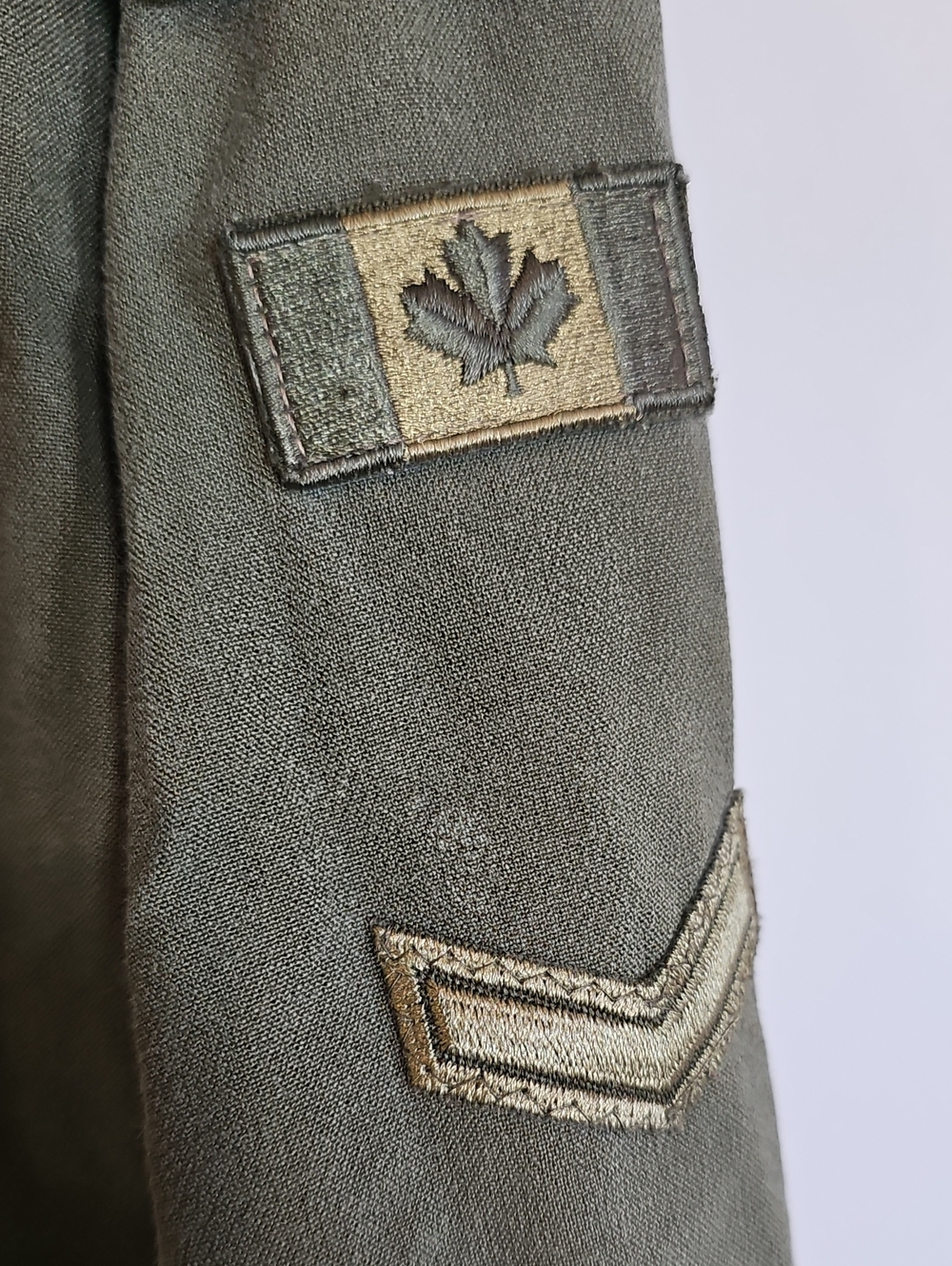 Men's Olive Green Military Field Jacket - Picture 2 of 12